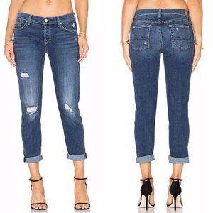 7 for all mankind skinny‎ boyfriend jeans women’s size 26